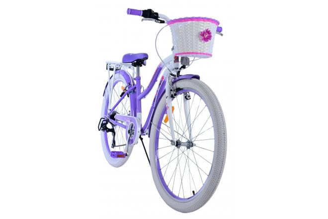 Volare Lovely Kinderfahrrad - Mädchen - 26 Zoll - Lila - 7 Gang
