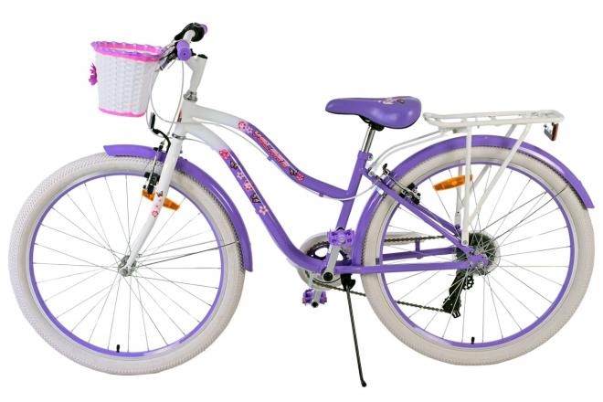 Volare Lovely Kinderfahrrad - Mädchen - 26 Zoll - Lila - 7 Gang