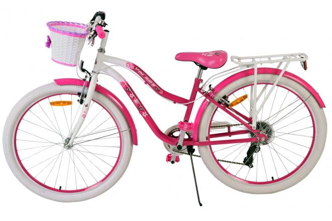Volare Lovely Kinderfahrrad - Mädchen - 26 Zoll - Rosa - 7 Gang