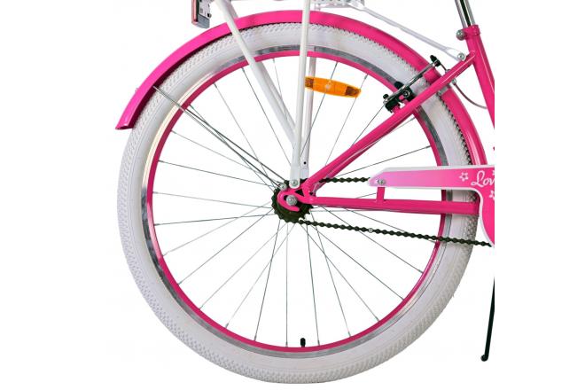 Volare Lovely Kinderfahrrad - Mädchen - 26 Zoll - Rosa - Zweihandbremsen