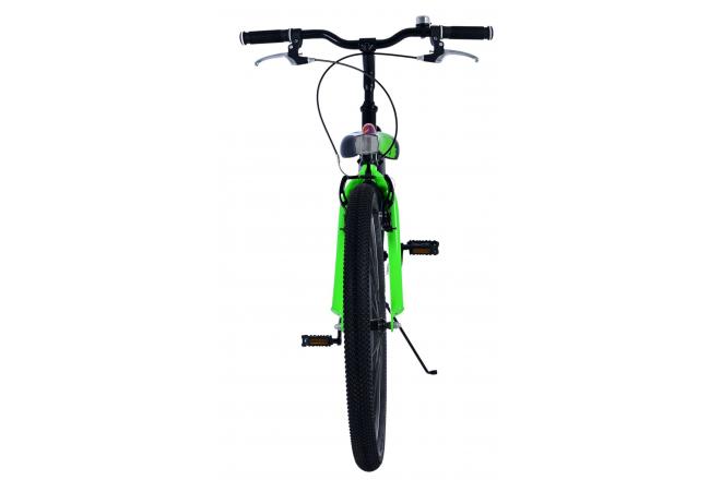 Volare Sportivo Kinderfahrrad - Jungen - 24 Zoll - Schwarz Grün - Zweihandbremsen