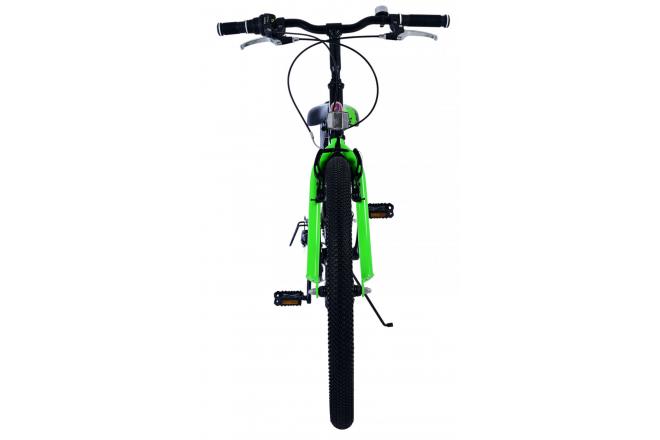Volare Sportivo Kinderfahrrad - Jungen - 24 Zoll - 7 Gang - Schwarz Grün