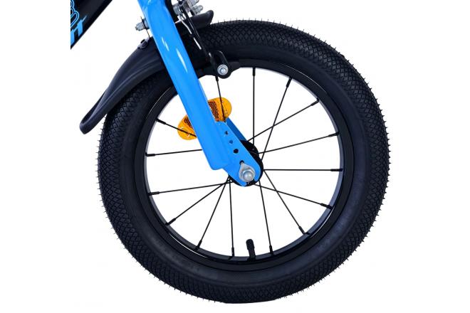 Volare Sportivo Kinderfahrrad - Jungen - 14 Zoll - Blau Schwarz