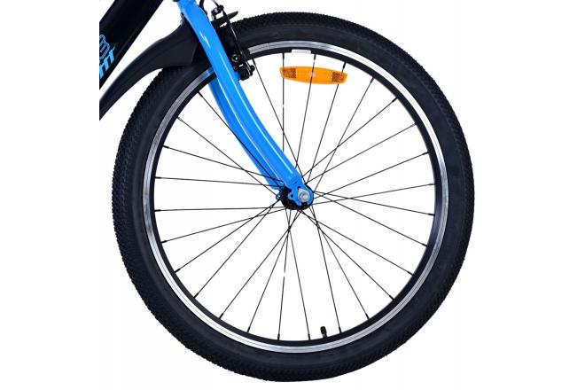 Volare Sportivo Kinderfahrrad - Jungen - 24 Zoll - Schwarz Blau