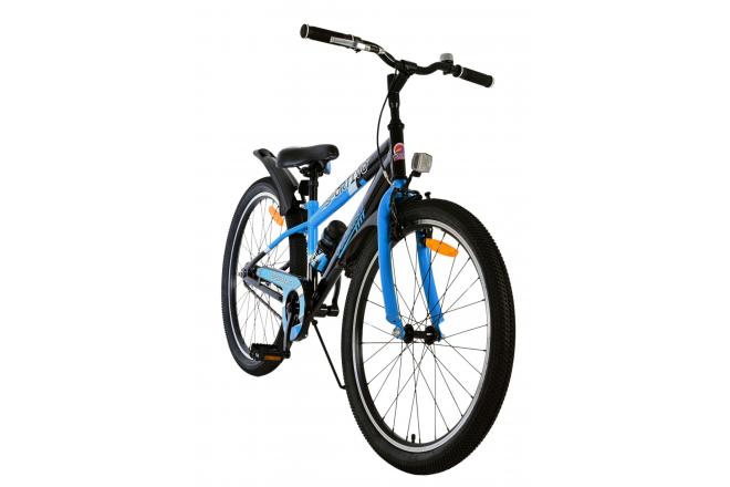 Volare Sportivo Kinderfahrrad - Jungen - 24 Zoll - Schwarz Blau