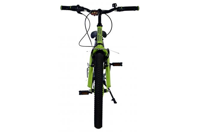 Volare Rocky Kinderfahrrad - 20 Zoll - 7 Gang - Grün/Grau