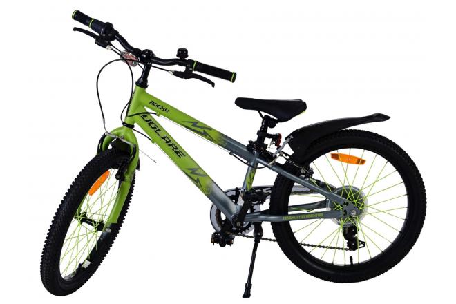 Volare Rocky Kinderfahrrad - 20 Zoll - 7 Gang - Grün/Grau