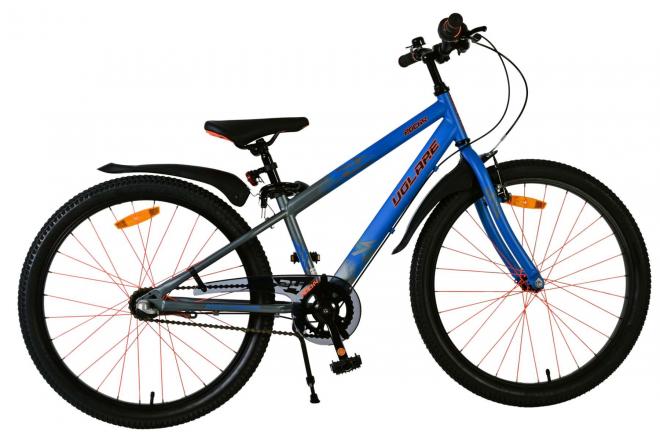 Volare Rocky Kinderfahrrad - 24 Zoll - Blau - Shimano Nexus 3 Gänge