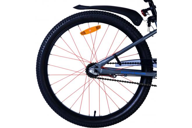 Volare Rocky Kinderfahrrad - 24 Zoll - Blau - Shimano Nexus 3 Gänge