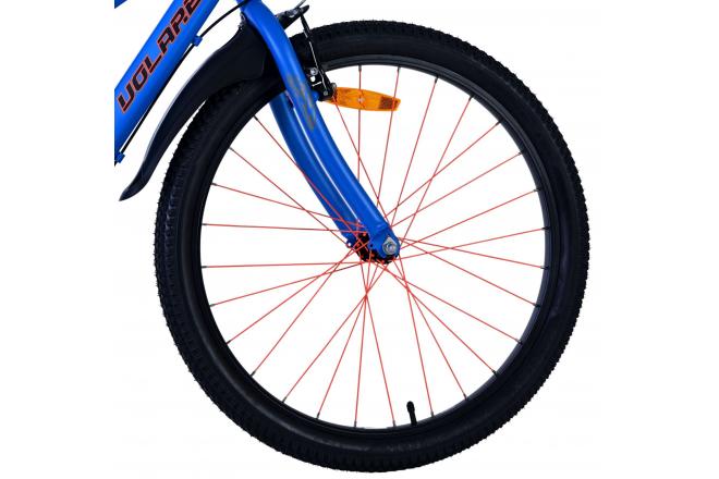 Volare Rocky Kinderfahrrad - 24 Zoll - Blau - Shimano Nexus 3 Gänge