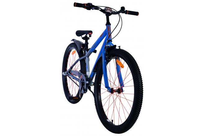 Volare Rocky Kinderfahrrad - 24 Zoll - Blau - Shimano Nexus 3 Gänge