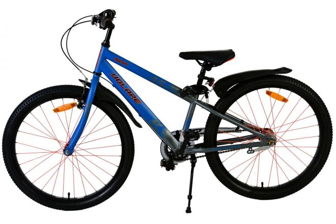 Volare Rocky Kinderfahrrad - 24 Zoll - Blau - Shimano Nexus 3 Gänge