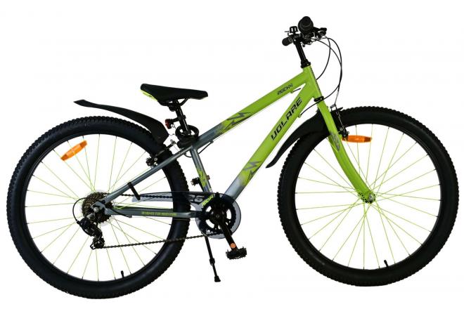 Volare Rocky Kinderfahrrad - 26 Zoll - Grün - 7-Gang - Zweihandbremsen