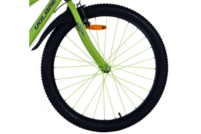 Volare Rocky Kinderfahrrad - 26 Zoll - Grün - 7-Gang - Zweihandbremsen