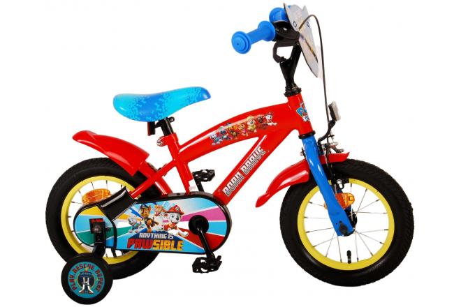 Paw Patrol Kinderfahrrad - Jungen - 12 Zoll - Rot / Blau [CLONE]