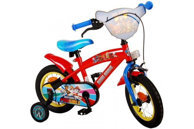 Paw Patrol Kinderfahrrad - Jungen - 12 Zoll - Rot / Blau [CLONE]