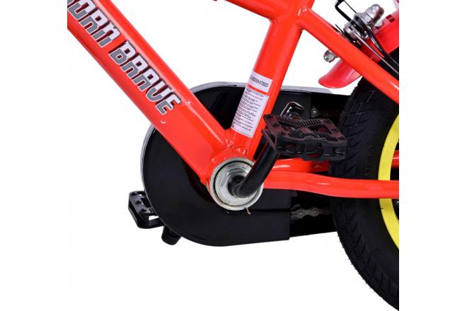 Paw Patrol Kinderfahrrad - Jungen - 14 Zoll - Blau - Zwei handbremsen