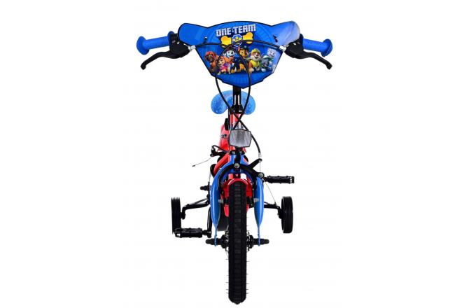 Paw Patrol Kinderfahrrad - Jungen - 14 Zoll - Blau - Zwei handbremsen