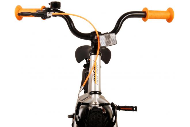 Volare Rocky Kinderfahrrad - Jungen - 12 Zoll - Grau