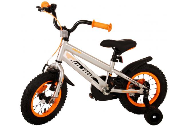 Volare Rocky Kinderfahrrad - Jungen - 12 Zoll - Grau