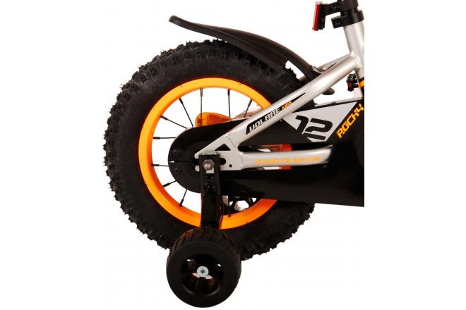 Volare Rocky Kinderfahrrad - Jungen - 12 Zoll - Grau