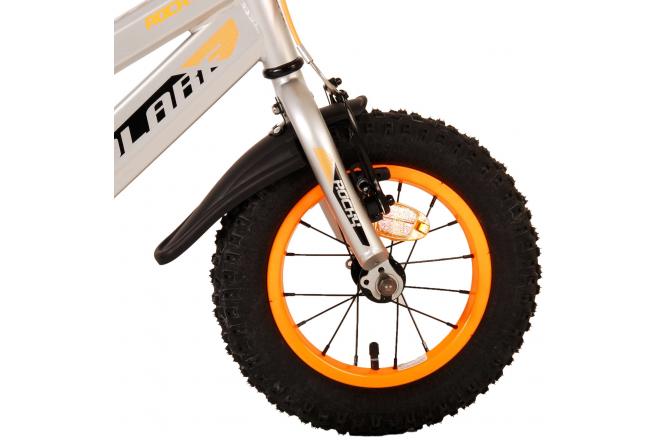 Volare Rocky Kinderfahrrad - Jungen - 12 Zoll - Grau