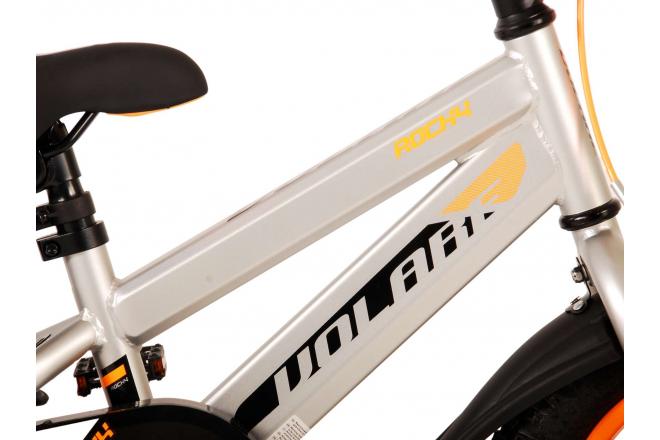 Volare Rocky Kinderfahrrad - Jungen - 12 Zoll - Grau