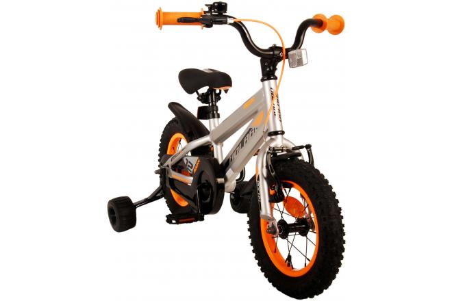 Volare Rocky Kinderfahrrad - Jungen - 12 Zoll - Grau