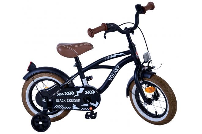 Volare Black Cruiser Kinderfahrrad - Jungen - 12 Zoll - Schwarz [CLONE]