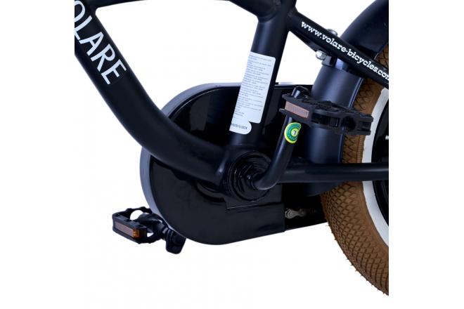 Volare Black Cruiser Kinderfahrrad - Jungen - 12 Zoll - Schwarz [CLONE]