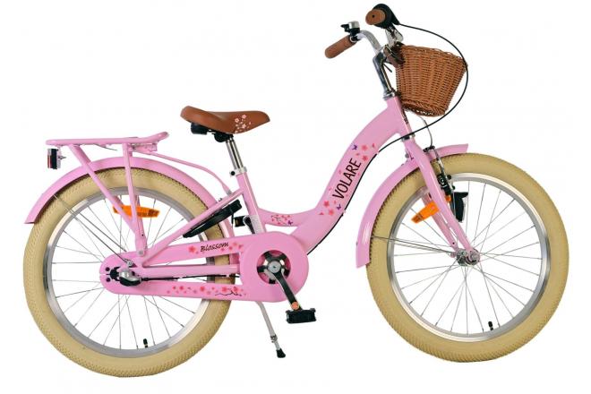 Volare Blossom Kinderfahrrad - Mädchen - 20 Zoll - Rosa - Nexus 3 Gänge