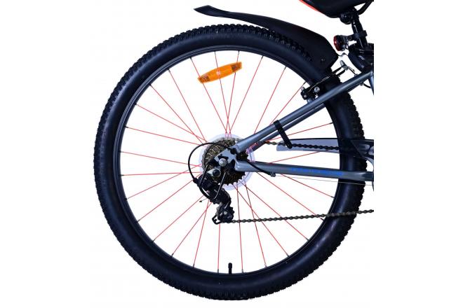 Volare Rocky Kinderfahrrad - 26 Zoll - Blau - 7 Gänge