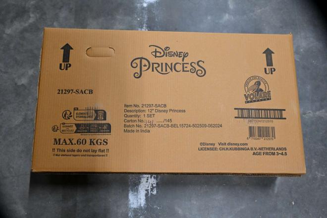 Disney Princess Kinderfahrrad - Mädchen - 12 Zoll - Rosa [CLONE]