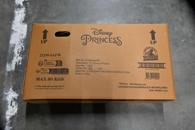 Disney Princess Kinderfahrrad - Mädchen - 12 Zoll - Rosa - Zweihandbremsen [CLONE]