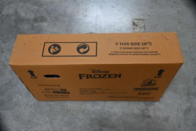 Disney Frozen 2 Kinderfahrrad - Mädchen - 14 zoll- Blau / Lila [CLONE]