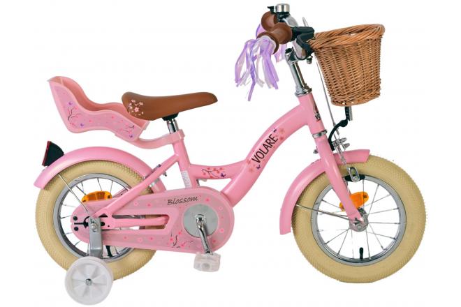 Volare Blossom Kinderfahrrad - Mädchen - 12 Zoll - Rosa [CLONE]