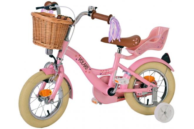 Volare Blossom Kinderfahrrad - Mädchen - 12 Zoll - Rosa [CLONE]