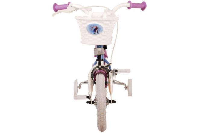 Disney Frozen 2 Kinderfahrrad - Mädchen - 30 cm - Blau / Lila