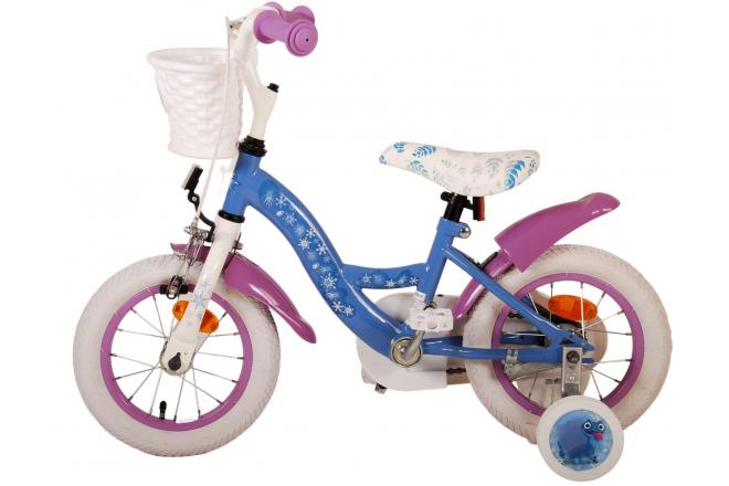 Disney Frozen 2 Kinderfahrrad - Mädchen - 30 cm - Blau / Lila