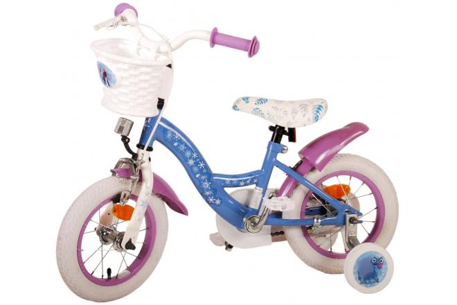 Disney Frozen 2 Kinderfahrrad - Mädchen - 30 cm - Blau / Lila