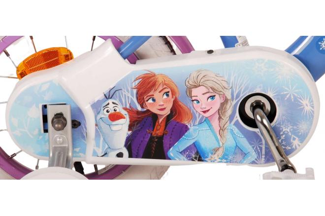 Disney Frozen 2 Kinderfahrrad - Mädchen - 30 cm - Blau / Lila
