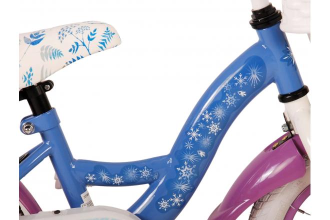 Disney Frozen 2 Kinderfahrrad - Mädchen - 30 cm - Blau / Lila