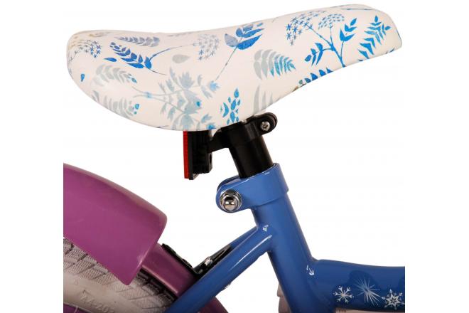 Disney Frozen 2 Kinderfahrrad - Mädchen - 30 cm - Blau / Lila