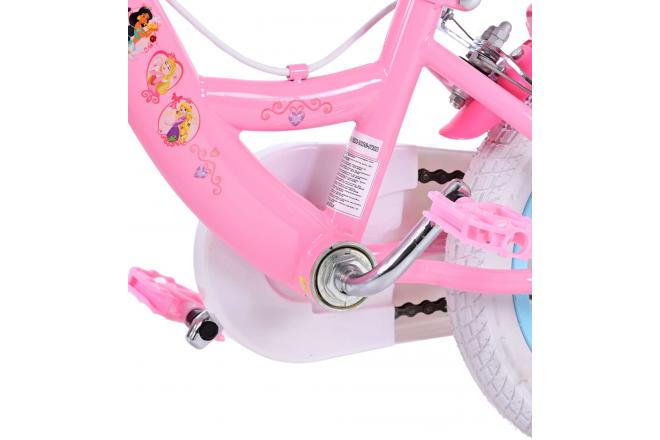 Disney Princess Kinderfahrrad - Mädchen - 12 Zoll - Rosa - Zwei Handbremsen