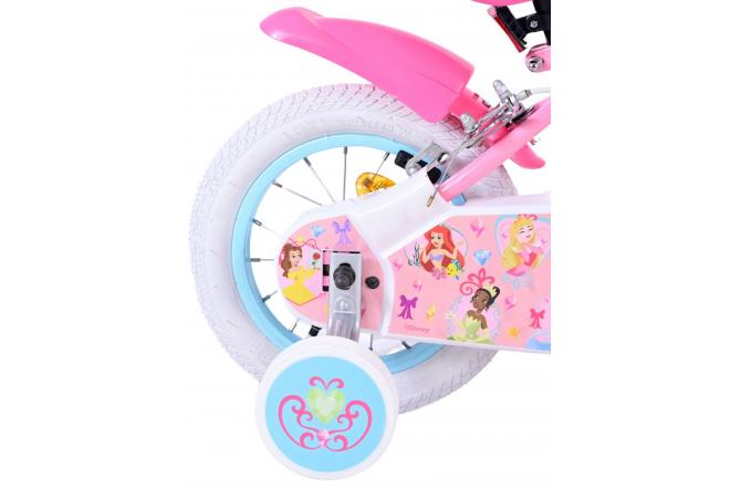 Disney Princess Kinderfahrrad - Mädchen - 12 Zoll - Rosa - Zwei Handbremsen