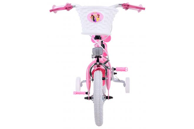 Disney Princess Kinderfahrrad - Mädchen - 12 Zoll - Rosa - Zwei Handbremsen