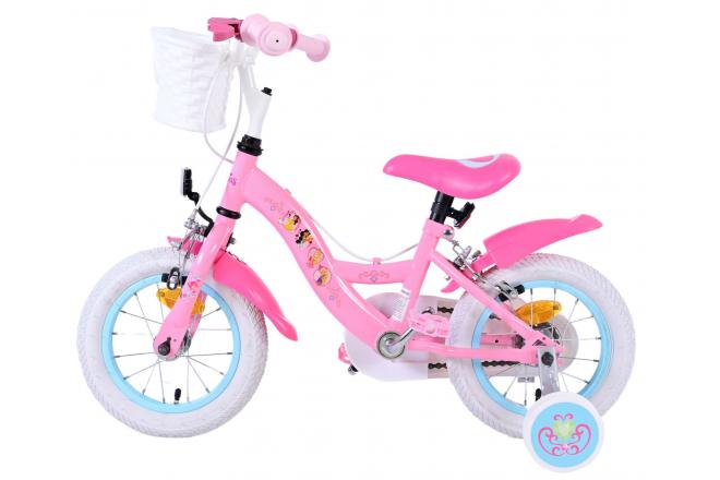 Disney Princess Kinderfahrrad - Mädchen - 12 Zoll - Rosa - Zwei Handbremsen