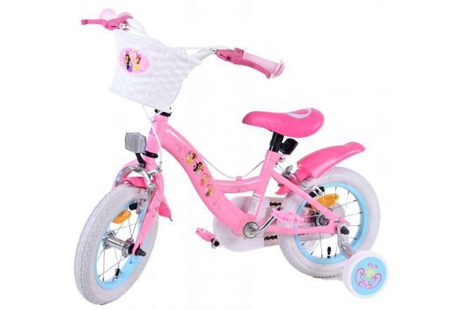 Disney Princess Kinderfahrrad - Mädchen - 12 Zoll - Rosa - Zwei Handbremsen