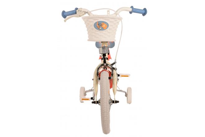 Disney Stitch Kinderfahrrad - Mädchen - 14 Zoll - Creme Koralle Blau [CLONE]