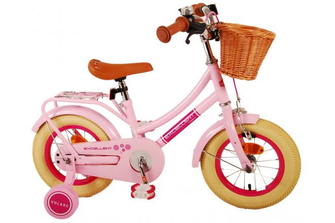 Volare Excellent Kinderfahrrad - Mädchen - 12 Zoll - Rosa [CLONE]